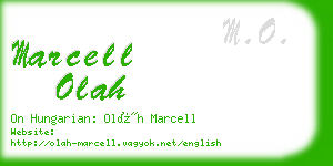 marcell olah business card